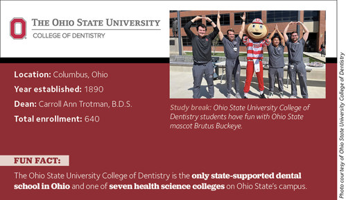 Fact box for Ohio State University College of Dentistry