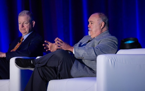 Photo of Mark Lingen, D.D.S., Ph.D., and Tim Wright, D.D.S.