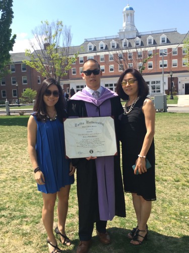 Photo of Dr. Lee at graduation