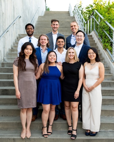 Photo of Dr. Lin and dental residents