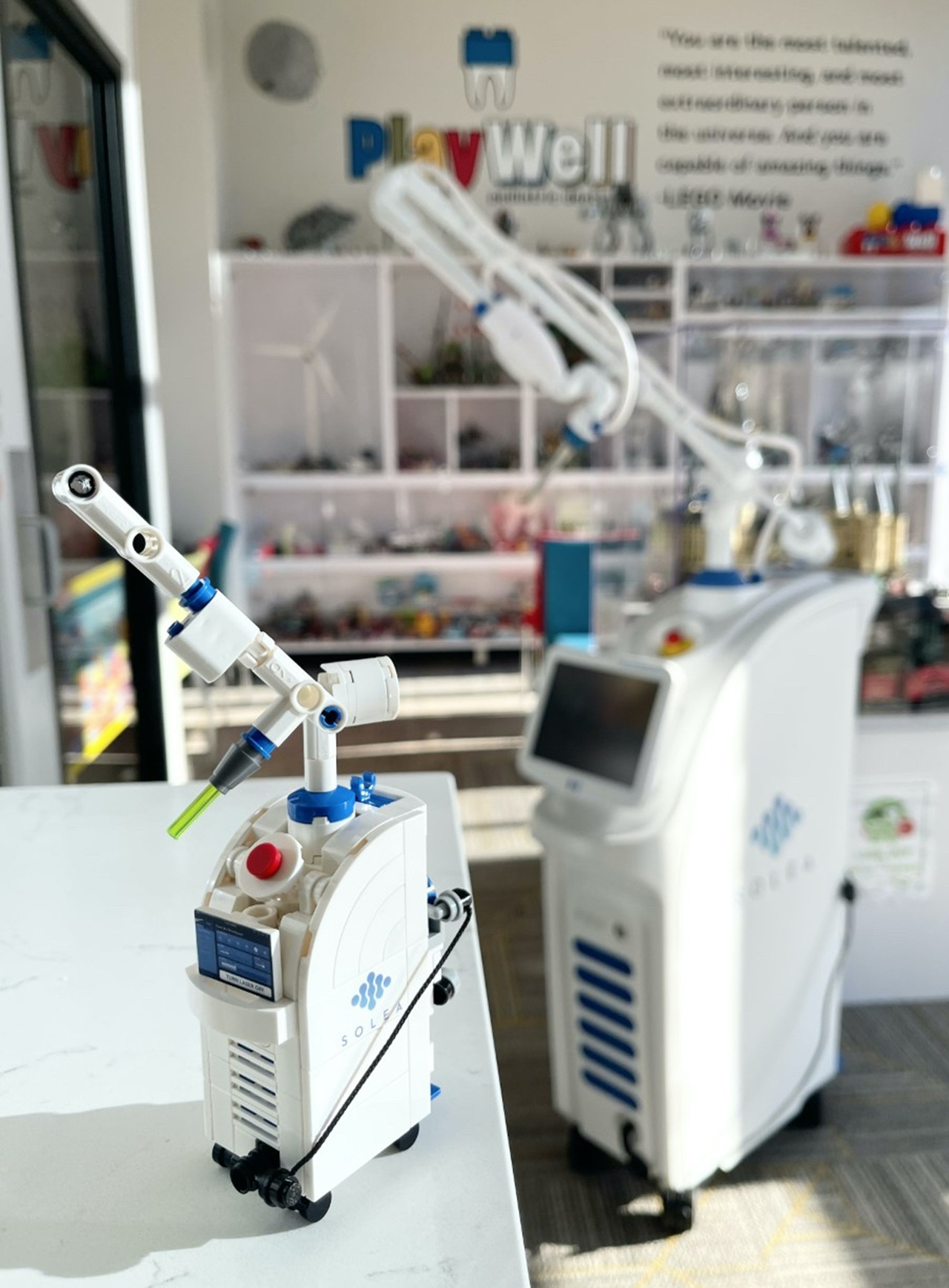 Photo of Lego replica of Solea all-tissue laser