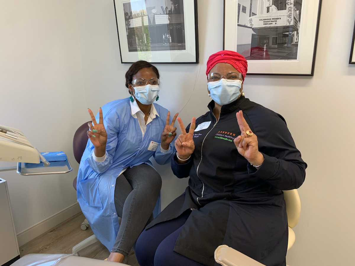 Pedatric dentists and mother and daughter, Drs. Krystle Dean-Duru and Lynda Dean-Duru